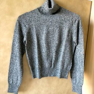 Calvin Klein Collection tweed turtleneck sweater XS